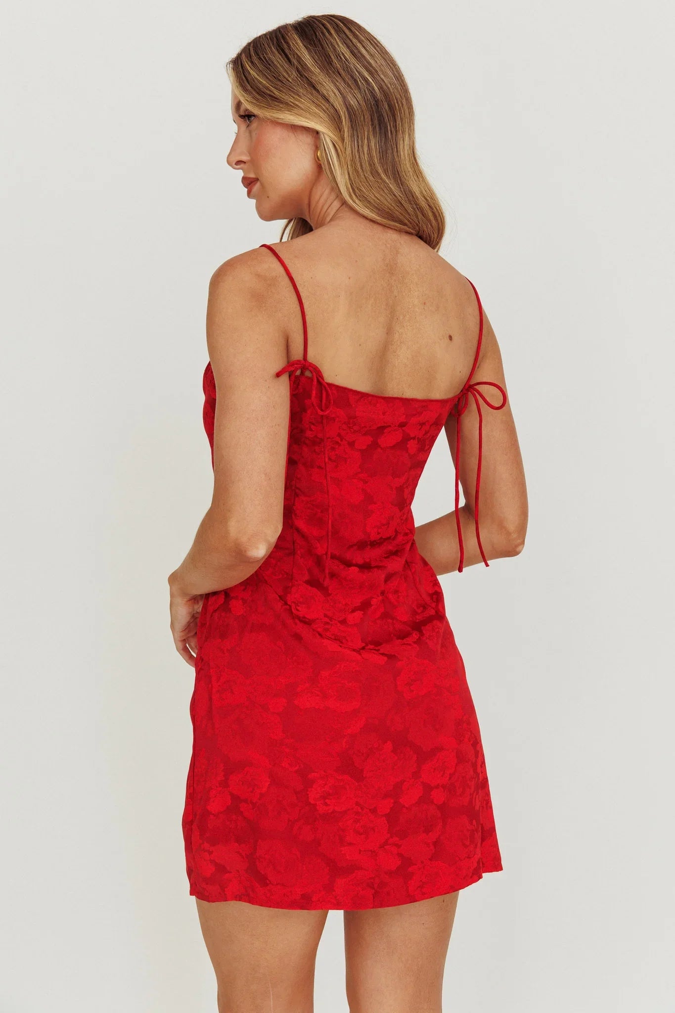 Come Here Mini Dress Red